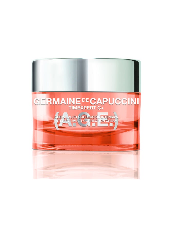 Crema Multi-Corrección intensa Timexpert C+ (A.G.E) de Germaine de Capuccini. Tratamiento diario que con su fórmula de vitamina C aporta firmeza y luminosidad. (45,30€)