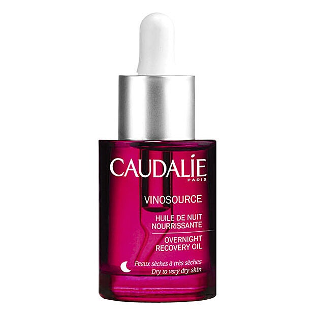 Vinosource Aceite de Noche Nutritivo de Caudalie (28,60 €).