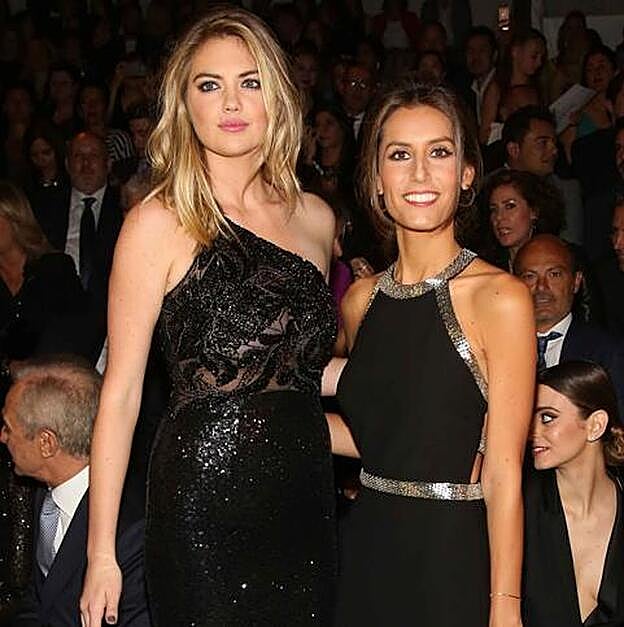 Kate Upton y Ana Boyer eligieron el negro para la ocasión.