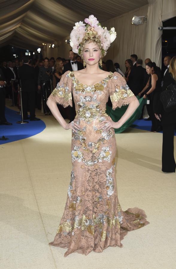 Una de las más llamativas de la alfombra roja