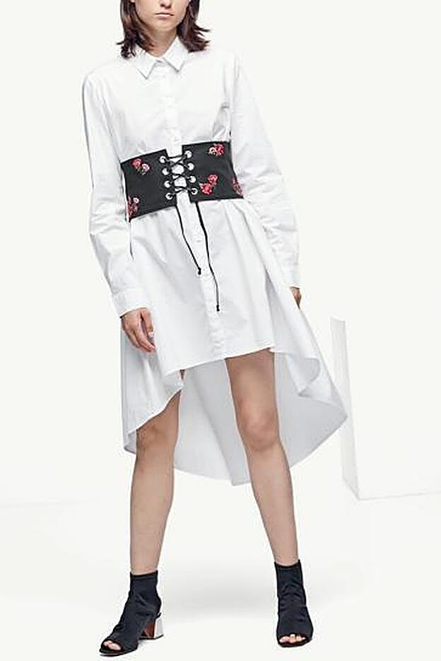 Sobre vestido camisero (Precio: 12.95 euros)