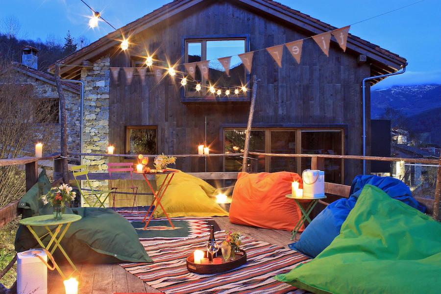 En el Hotel Tierra del Agua, en Sonxerru, Caleao (Asturias).