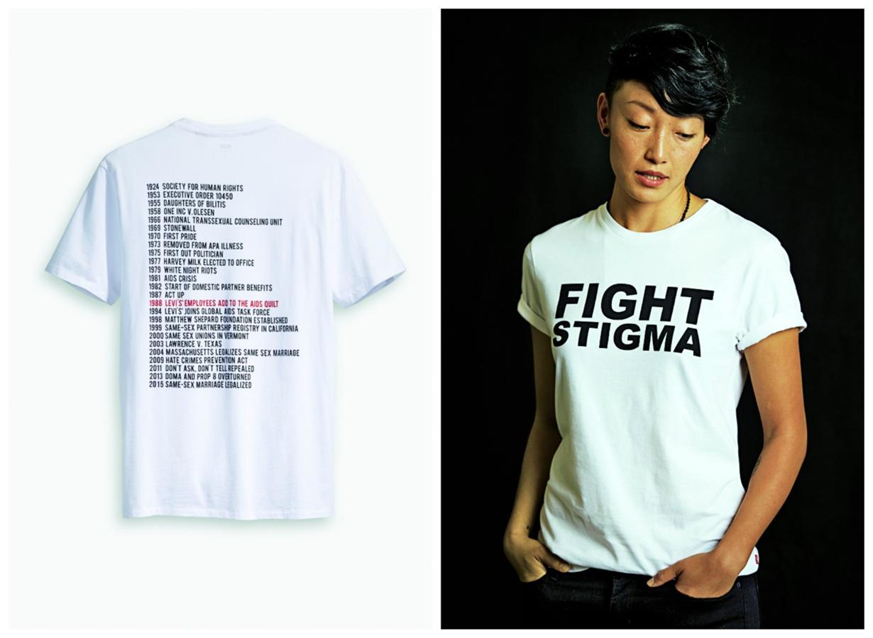 "Lucha contra los estigmas" (Fight Stigma) es el lema de las prendas que Levi´s presenta en el WorldPride de Madrid. "Siempre hemos apoyado la igualdad", dice Grant Darth, su chief Merchandising Officer.
