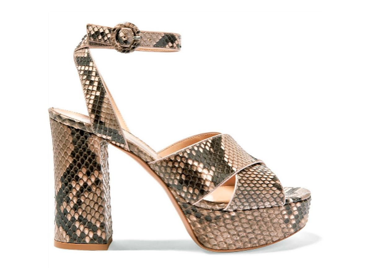 Sandalias con plataforma de Gianvito Rossi.