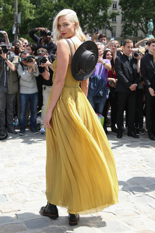 Karlie Kloss, en el desfile de Dior en la Alta Costura de París.