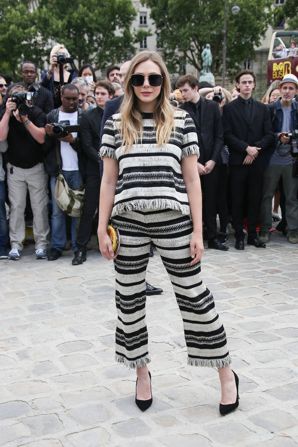 Liz Olsen, en el desfile de Dior en la Alta Costura de París.