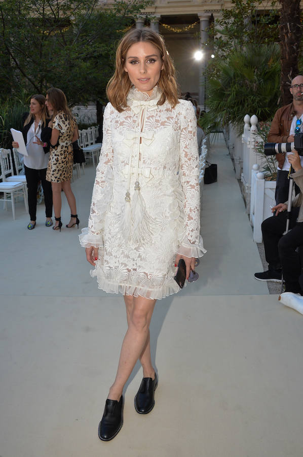 Olivia Palermo, en el desfile de Giambattista Valli en la Alta Costura de París.