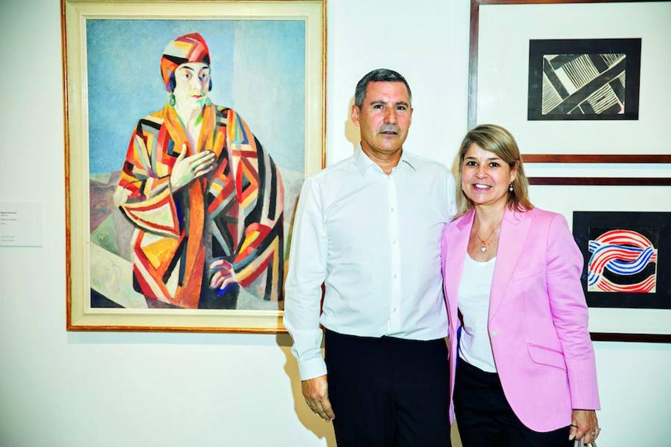 Matías Rodríguez, de Muy Prsonal Comunicación, con Helena Bermúdez de Castro, RR.PP. de Chopard España