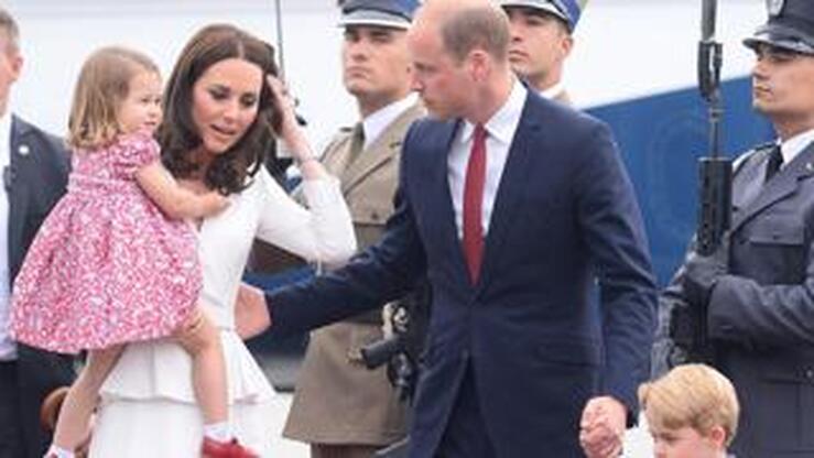 Fotos: Los duques de Cambridge y sus hijos visitan Polonia