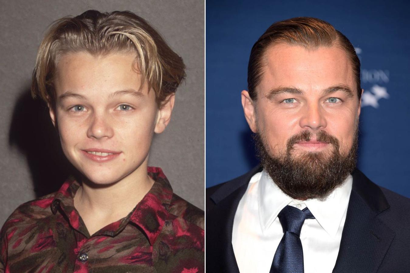 Leonardo Di Caprio conserva de adulto ese aire pícaro que ya lucía cuando era un niño.