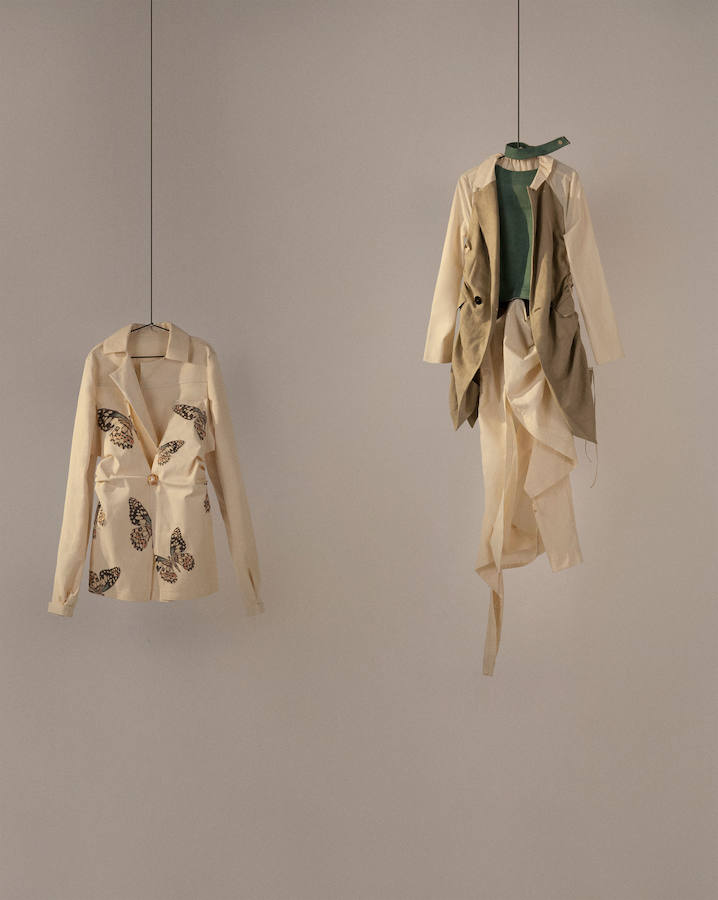 A partir de esas piezas de temporadas pasadas de Zara, los estudiantes crearon nuevas prendas aportando su diseño y visión.