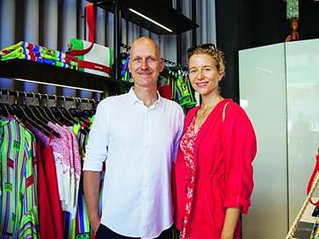 Con Ron Van Maarschalkerweerd, uno de los diseñadores de la firma Charles&Ron.