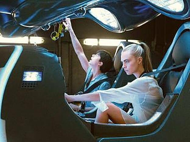 Cara Delevingne en su nueva película.