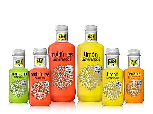 Así es la nueva imagen de las aguas de sabores de Solán de Cabras.