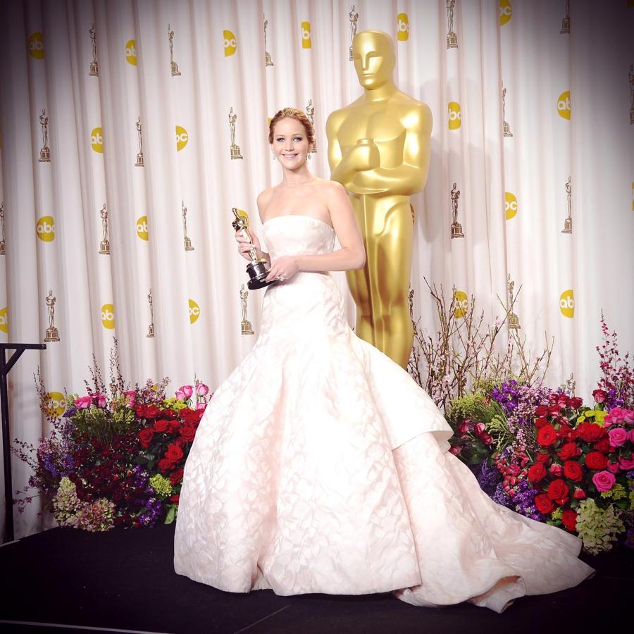 Jennifer Lawrence en los Oscar 2013