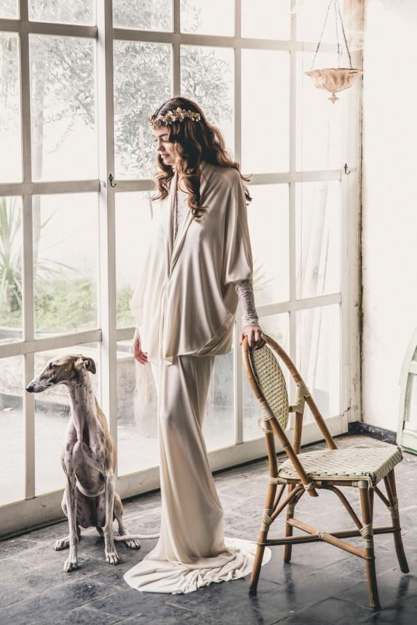 Rafael García Forcada nos propone maravillas como este vestido de novia de inspiración 'vintage' para novias que derrochan glamour