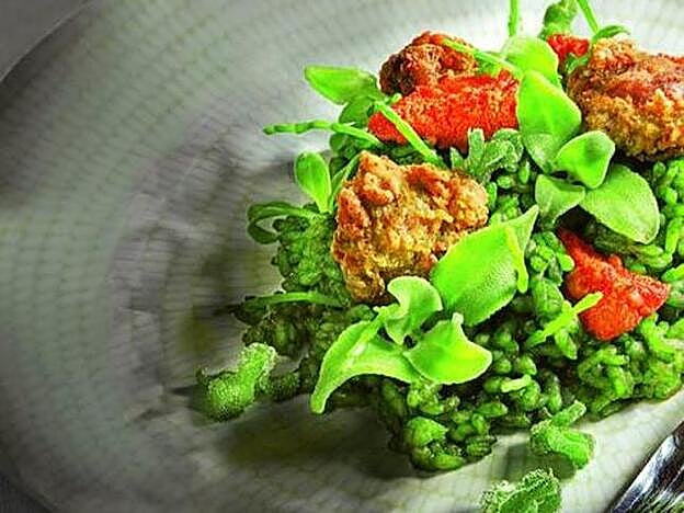 Arroz de verduras del desierto