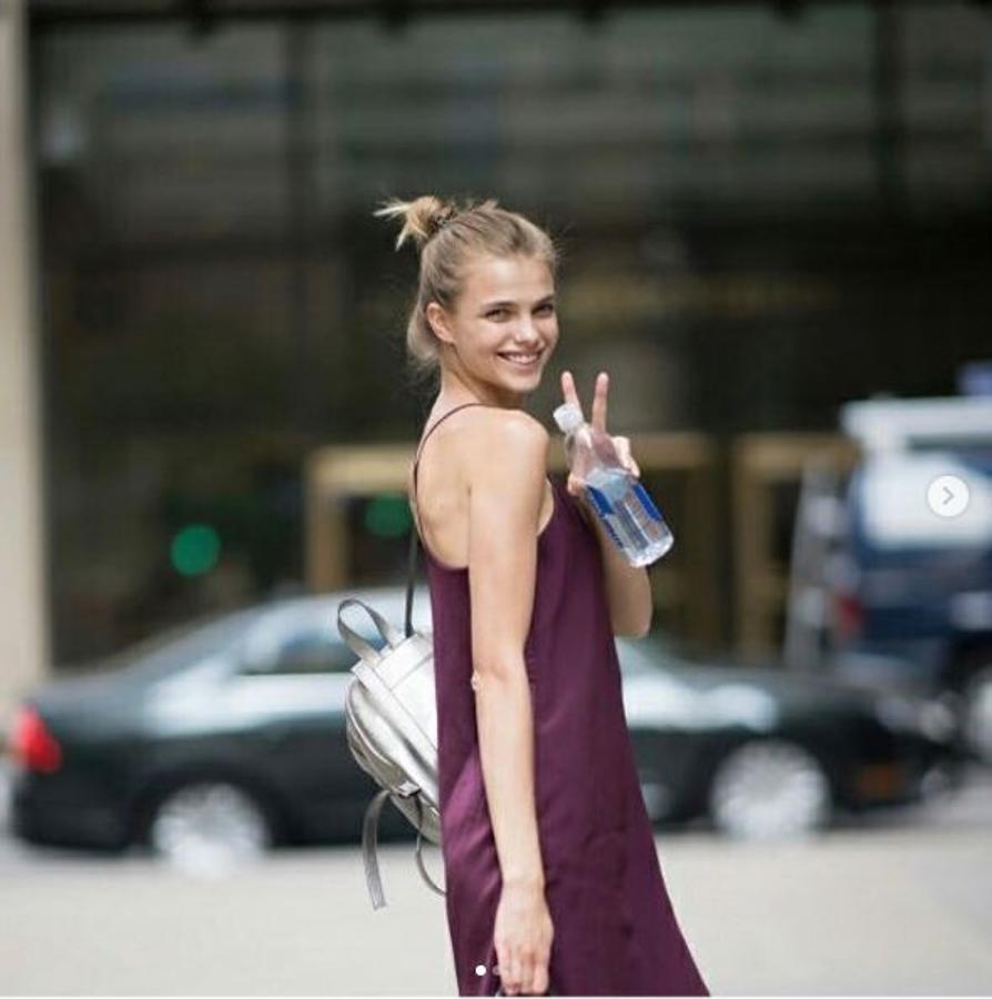 Es una de las nuevas caras en el desfile de China y a has podido ver en los desfiles de Missoni y Elie Saab.