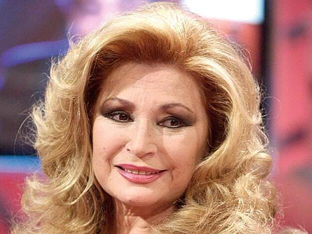La cantante Rocío Jurado.
