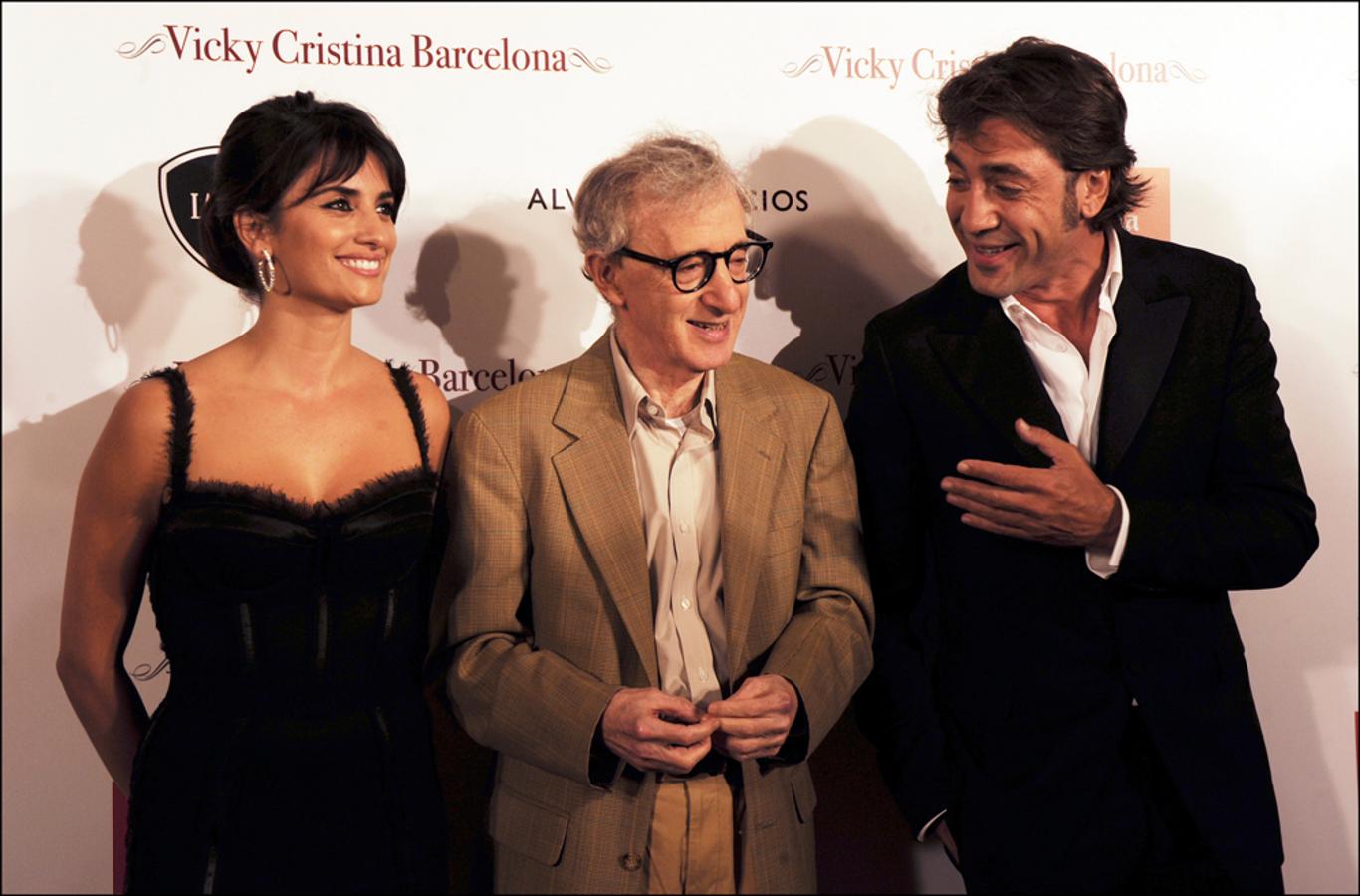 En septiembre de 2008, Penélope Cruz y Javier Bardem presentaron 'Vicky Cristina Barcelona', una cinta en la que se pusieron a las órdenes de Woody Allen.