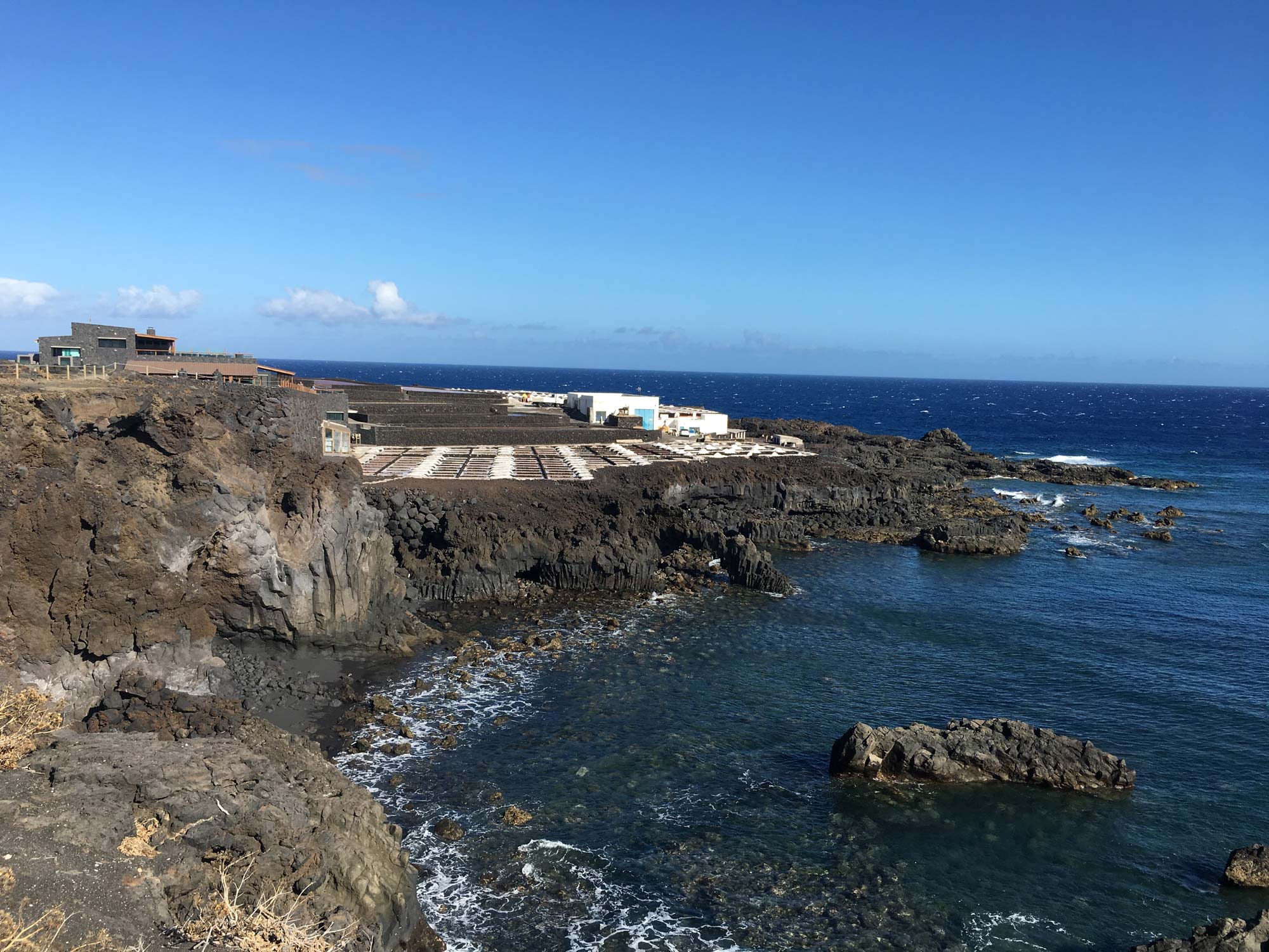 Panorámica de las salinas de Fuencaliente.