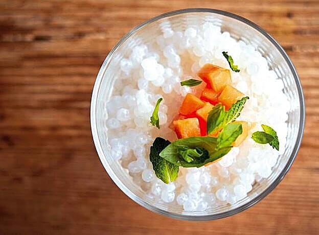 Resultado final de nuestras perlas de tapioca.