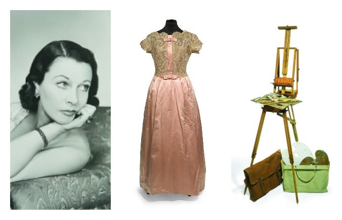 El 26 de septiembre, la casa Sotheby´s celebra en Londres una subasta histórica con todas las pertenencias de la actriz Vivien Leigh. Desde recuerdos de Lo que el viento se llevó y otras películas hasta trajes, fotos, cuadros, muebles, joyas, documentos... Pura historia del cine.