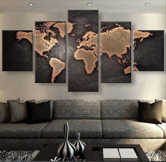 Elegancia y sofisticación es lo que estos cuadros darán a tu salón o habitación.