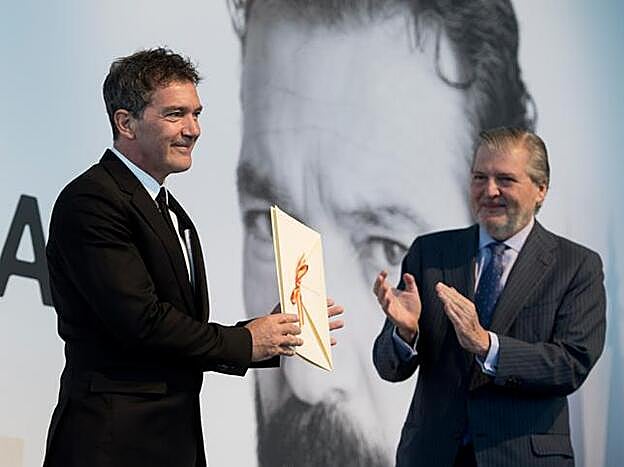 Antonio Banderas recibido el Premio Nacional de Cinematografía. / GTRES.