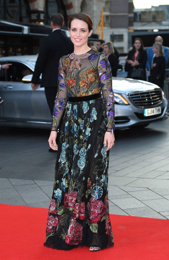 Transparencias, bordados y negro, la combinación perfecta para acertar de pleno en el estreno de ‘Mudbound’ con un diseño con el sello de Gucci.