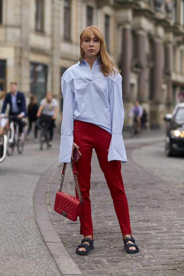 E incluso en pantalones de vestir