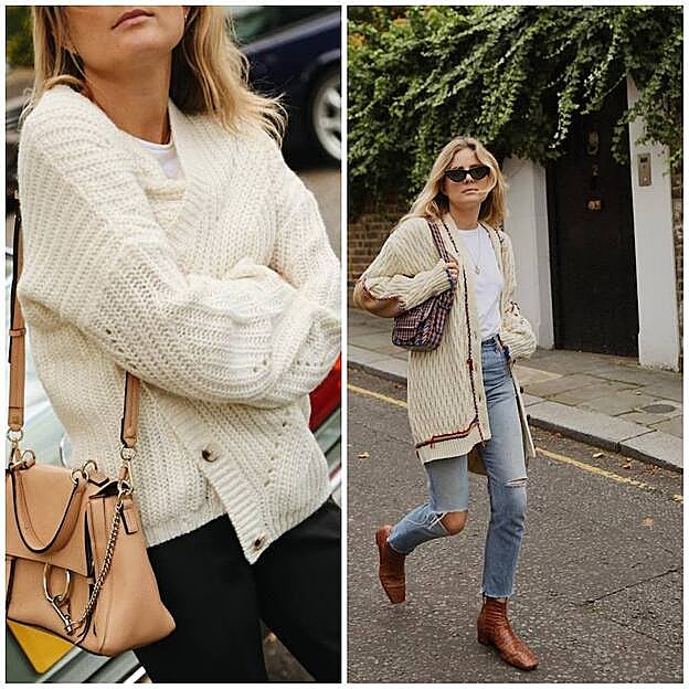 La instagramer Lucy Williams combina las chaquetas de la manera más casual