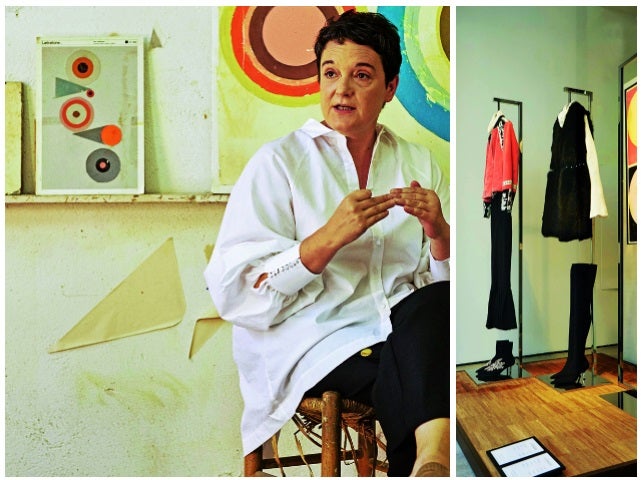 El arte y la moda van de la mano. Y en este caso lo hacen en la flagship de Uterqüe en el Paseo de Gràcia de Barcelona, donde la artista Regina Giménez ha expuesto algunas de sus obras, que se fusionan con la colección de invierno de la firma. www.uterque.com.