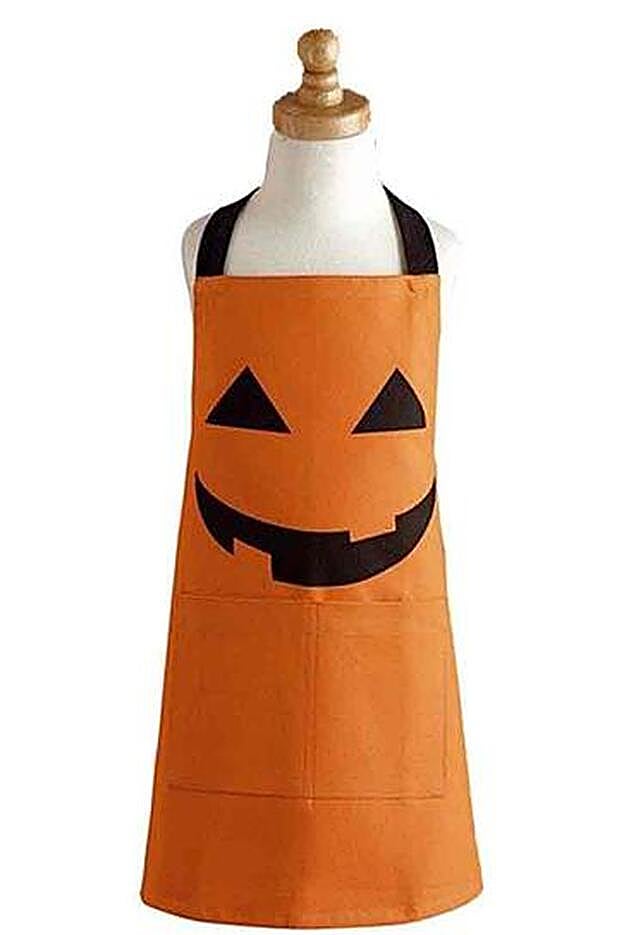 Delantal de calabaza, en Amazon.