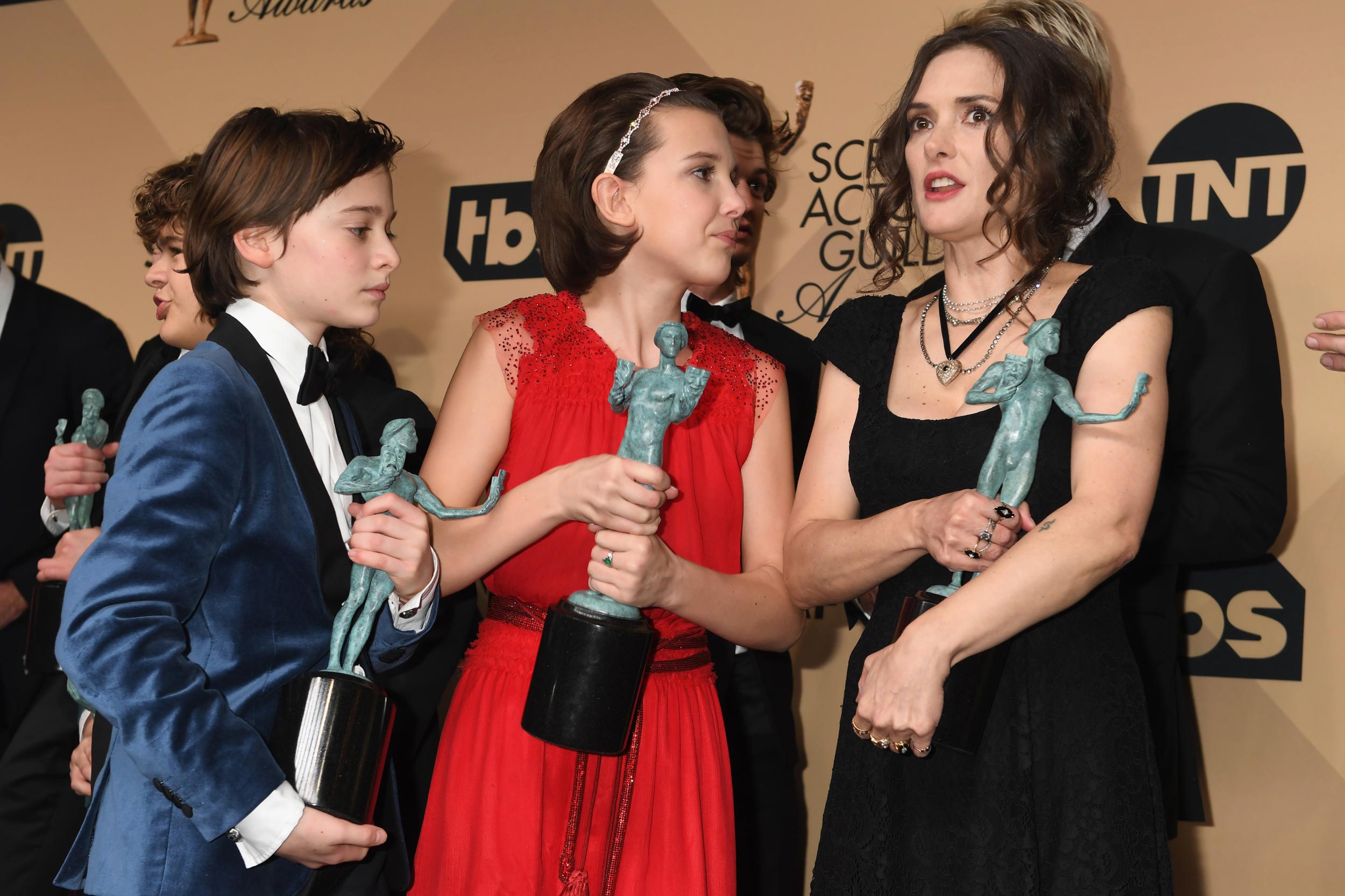 Su referente de interpretación es su compañera de reparto Winona Ryder.