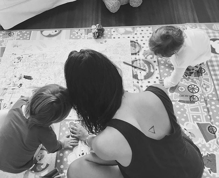 Desde que nació su primer hijo, Martín, siempre ha compartido momentos especiales de sus niños.