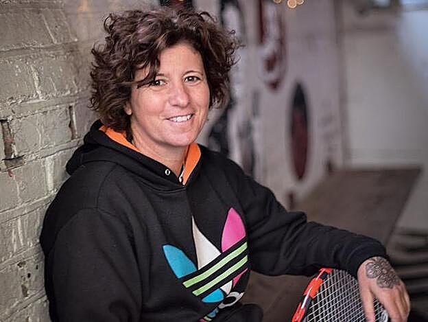 Ana García Fresno, entrenadora de tenis