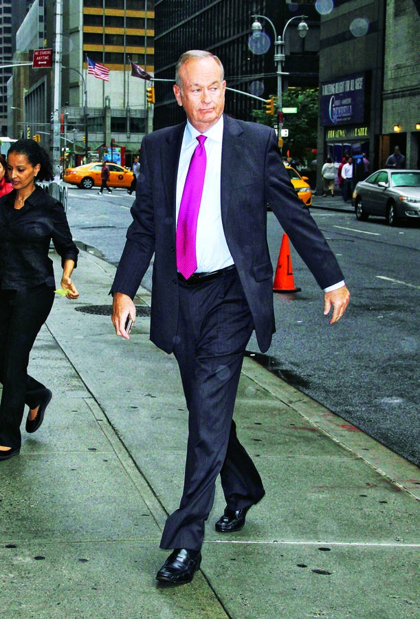 El presentador Bill O'Reilly no se queda corto. Pagó 32 millones de euros tras una denuncia de acoso sexual.