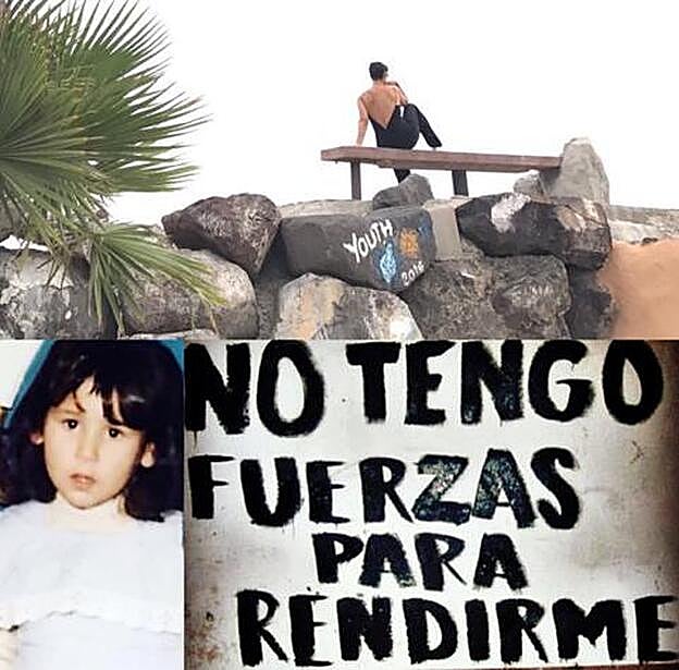 Rosa López publicó está imagen en su cuenta oficial de Twitter.