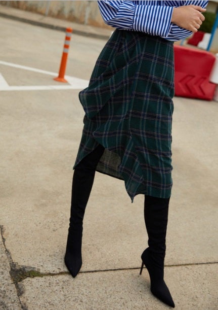 Botas XL de tacón de Mango: 49,99 euros.