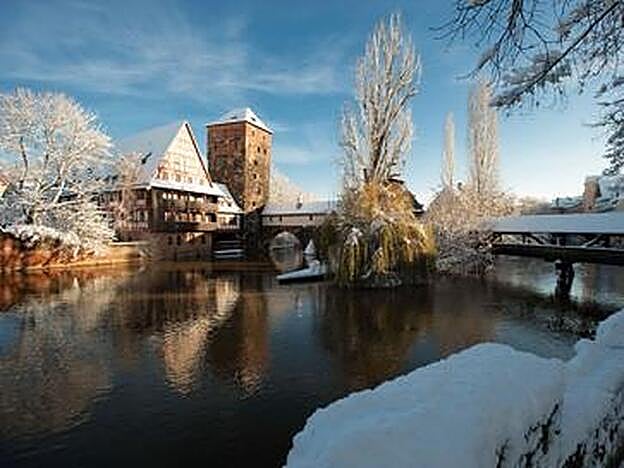 Puente de Weinstadel, Núremberg, Holanda.