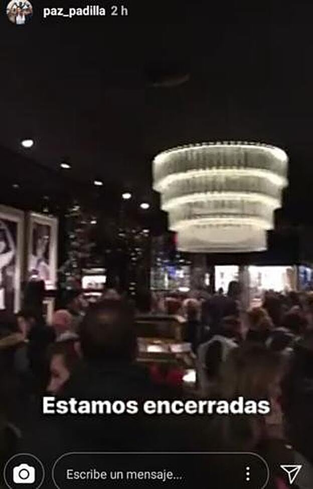 Stories (Instagram) de Paz Padilla