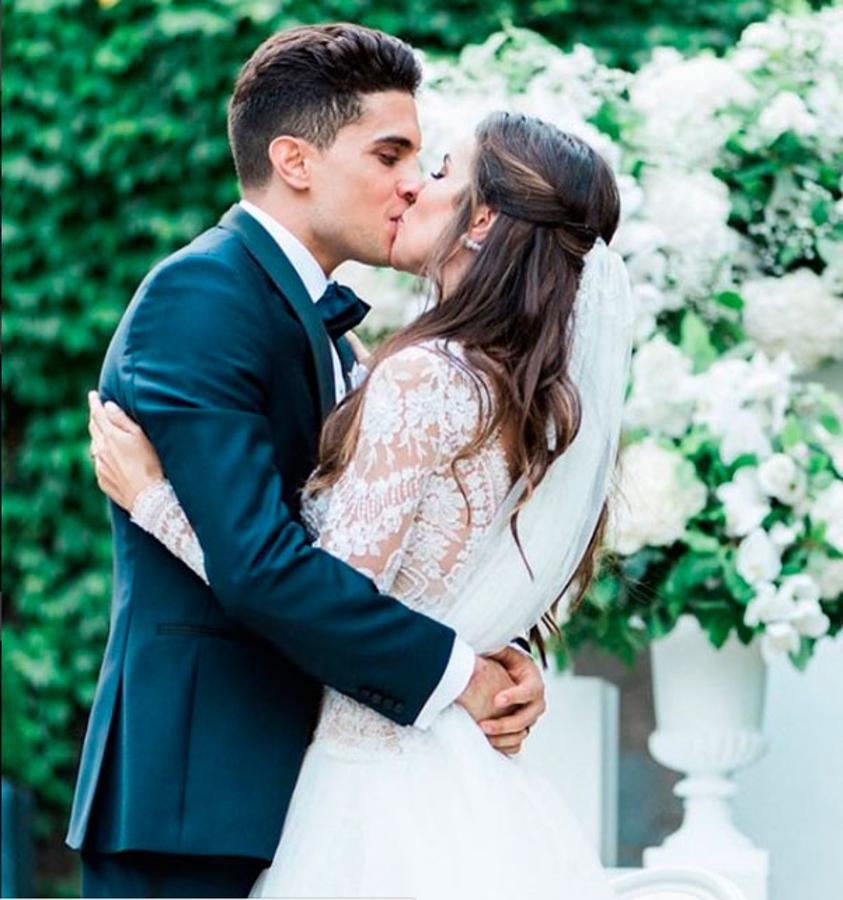 El 18 de junio, Melissa Jiménez y Marc Bartra se convertían en marido y mujer.