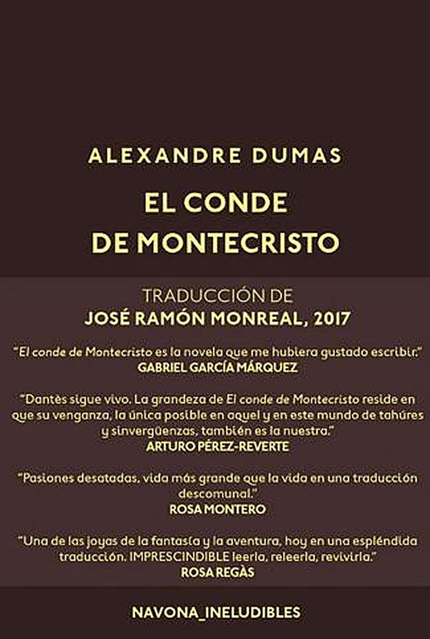 Nueva edición de 'El Conde de Montecristo', de Alexandre Dumas.
