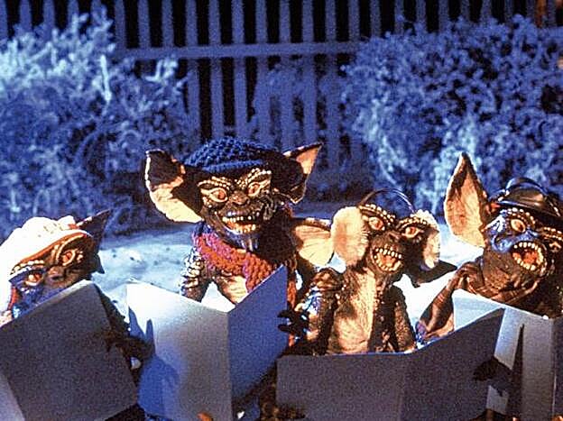 Escena de lapelícula de 1984 los 'Gremlins'.