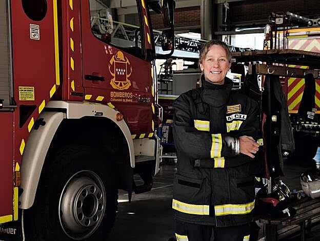 Jefa de Bomberos de la Comunidad de Madrid.