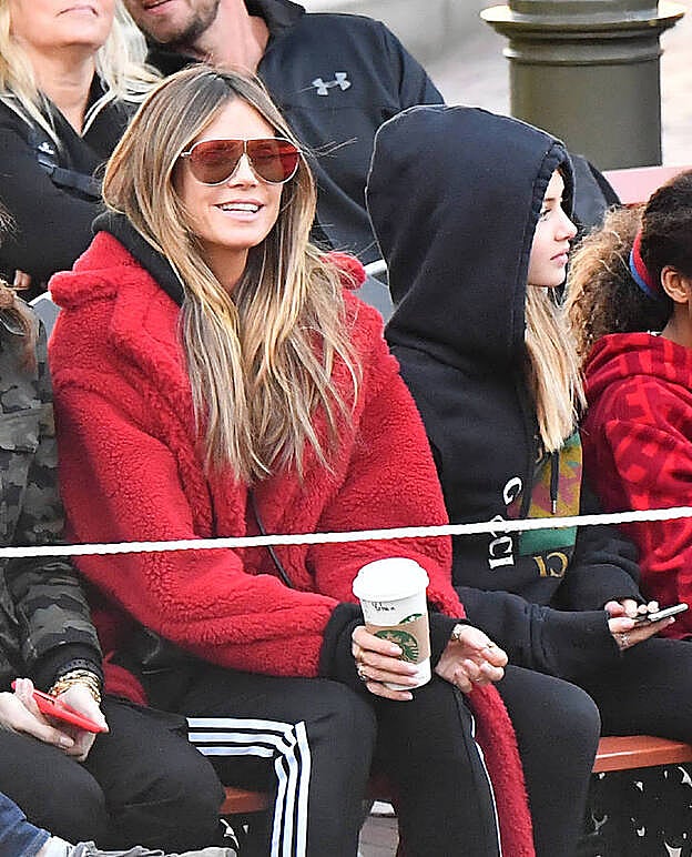 Galería. Heidi Klum con el abrigo que arrasa entre las famosas