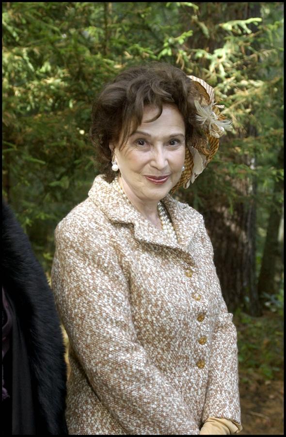 Carmen Franco en la boda de Kalina de Bulgaria y Kitin Muñoz celebrada en la ciudad búlgara de Borovets en 2002.