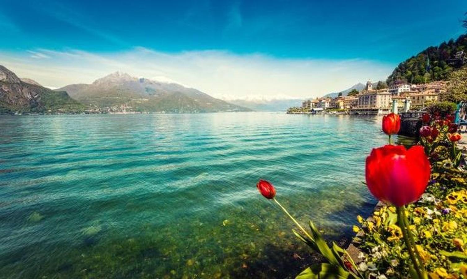 En abril, disfruta de la explosión de colores de la primavera a orillas del Lago di Como, con la deliciosa ciudad de Bellagio como punto de partida.