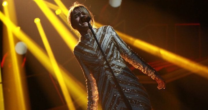 Amaia durante su actuación. ¡Lo hizo genial!